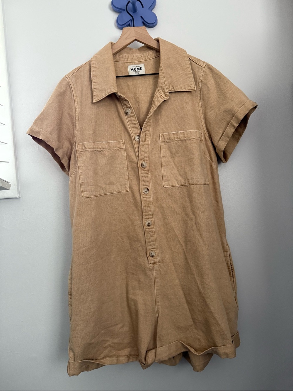 Show Me Your Mumu XL Range Romper Tanline Utility Western Safari Oversized